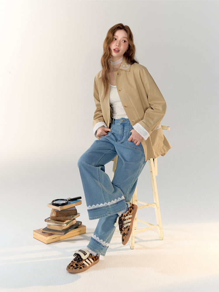 Lace Patchwork Jacket - CHINASQUAD