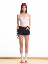 Low Waist Stretch Denim Shorts - CHINASQUAD