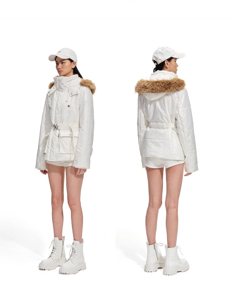 Polar High-Stretch Denim Shorts