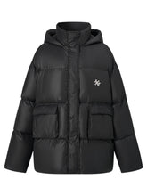 White Duck Down Hooded Jacket - CHINASQUAD