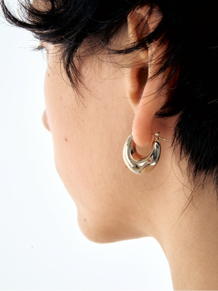 Vintage M2M Circle Letter Earrings - CHINASQUAD