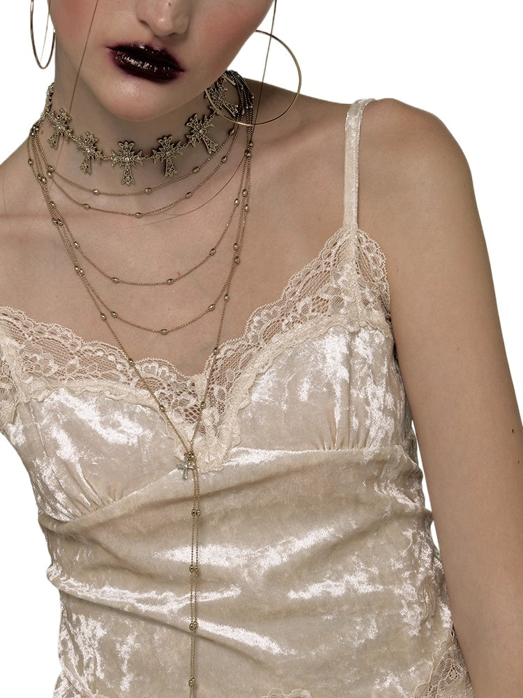 Niche French Folding Chest Chain - CHINASQUAD