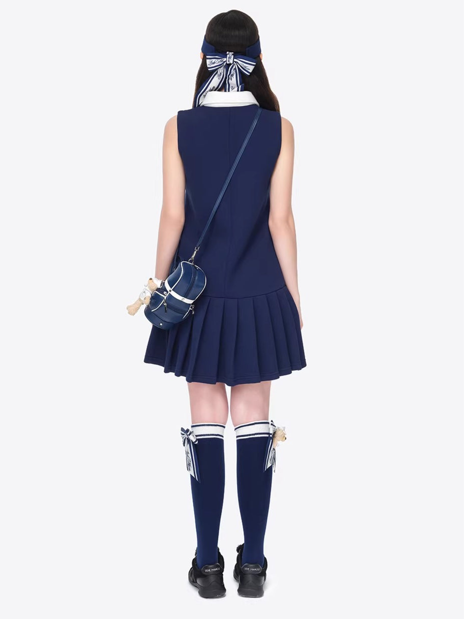 Polo Collar Golf Mini Dress
