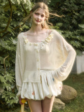 Cool Ice Silk Flower Hollow Cardigan - CHINASQUAD