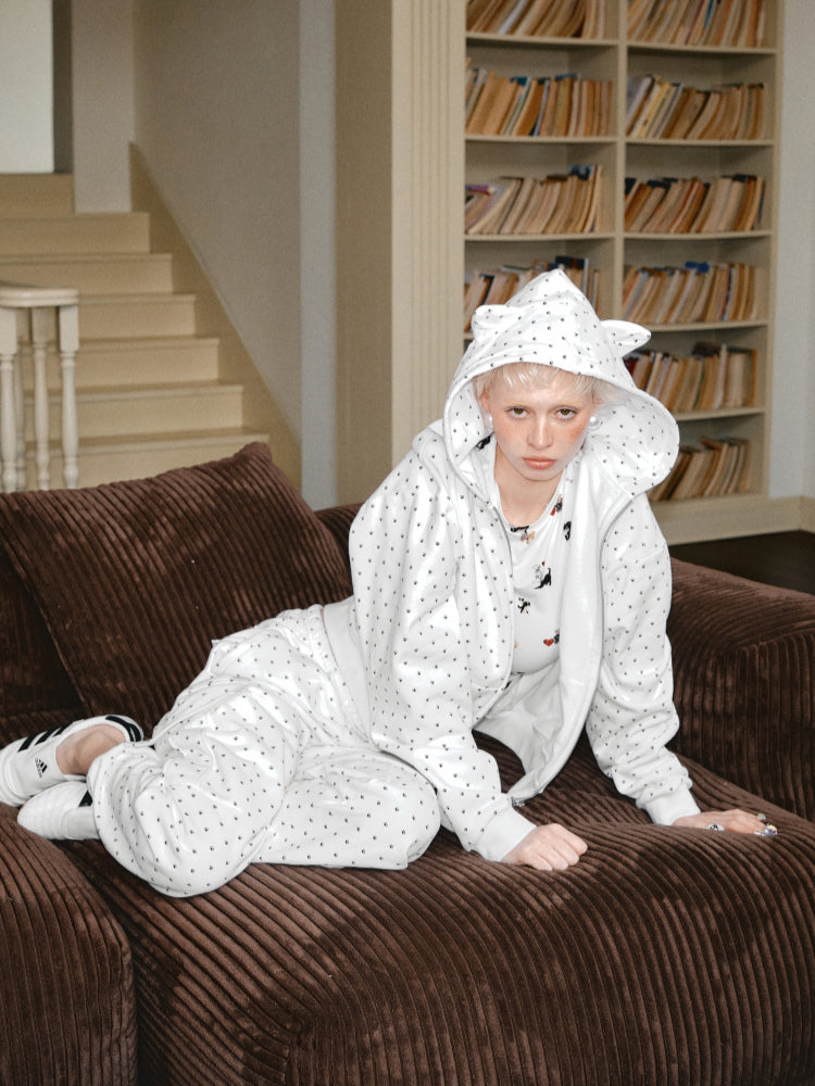 Cat Paw Cargo Long Sweatpants - CHINASQUAD