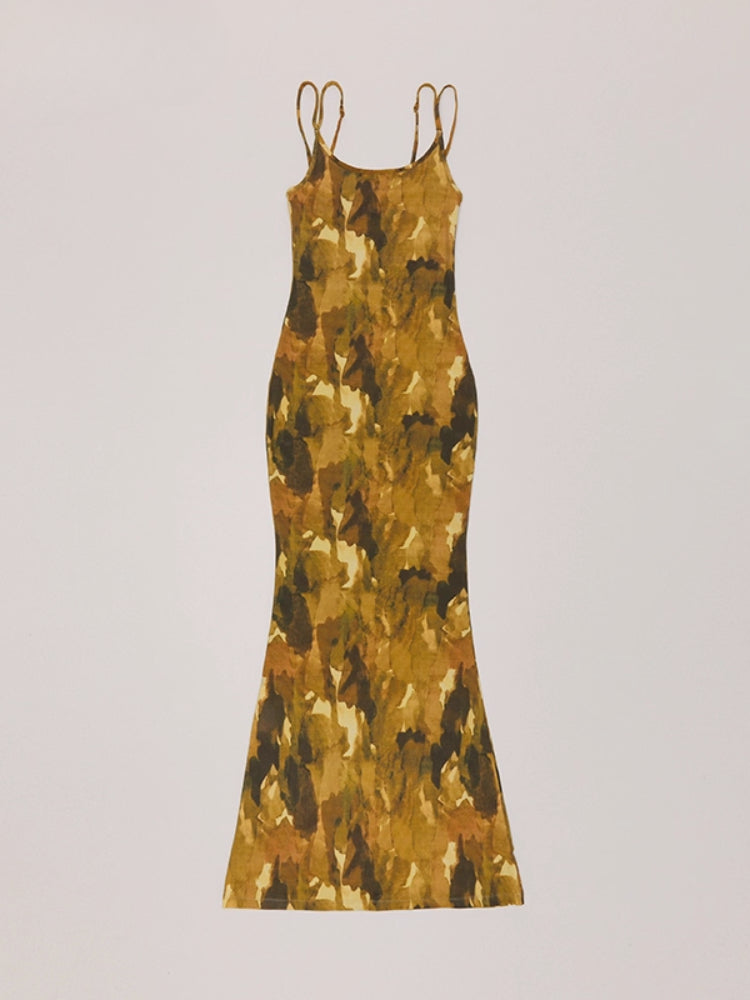 Wildworld Mermaid Knitted Silk Brace Dress