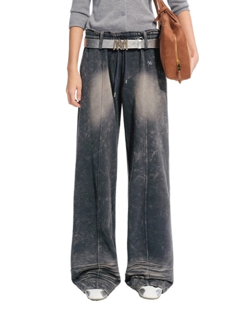 "Feria Series" Volcano Washed Loose Sweatpants - CHINASQUAD