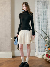 Galaxy Classic Wool Pleated Skirt Set - CHINASQUAD