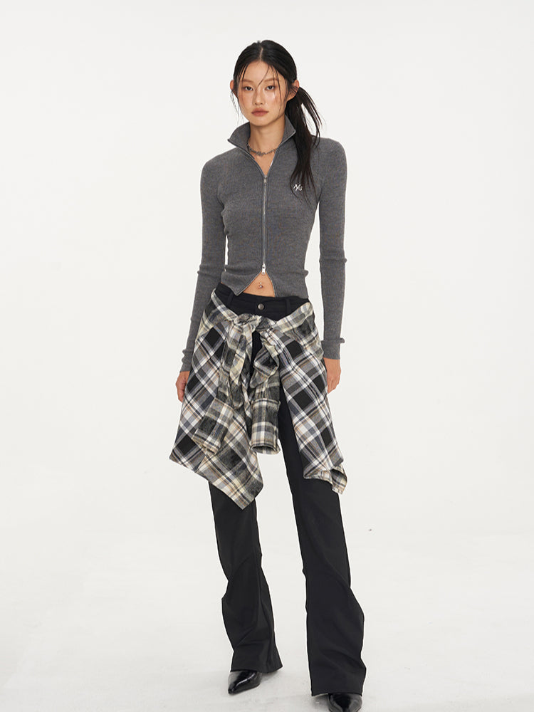 Classic Logo Knit Cardigan - CHINASQUAD