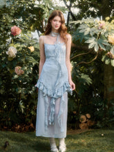 Blue Lace Fairy Dress - CHINASQUAD