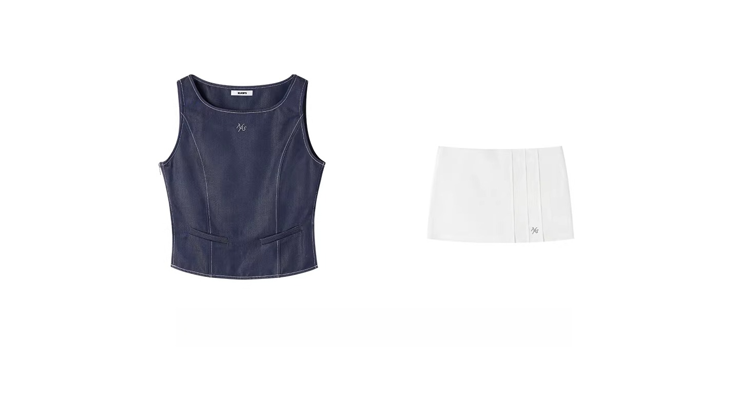 Lyocell Linen H-Line Mini Skirt