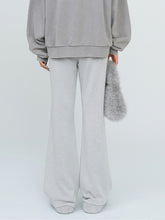 Gray & Black Classic Flare Sweatpants - CHINASQUAD