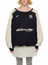 Off-Shoulder Sports Jersey Sweatshirt - CHINASQUAD