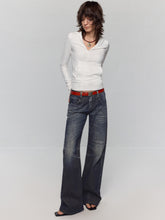 Asymmetrical Adjustable Hooded Ribbed T-shirt - CHINASQUAD