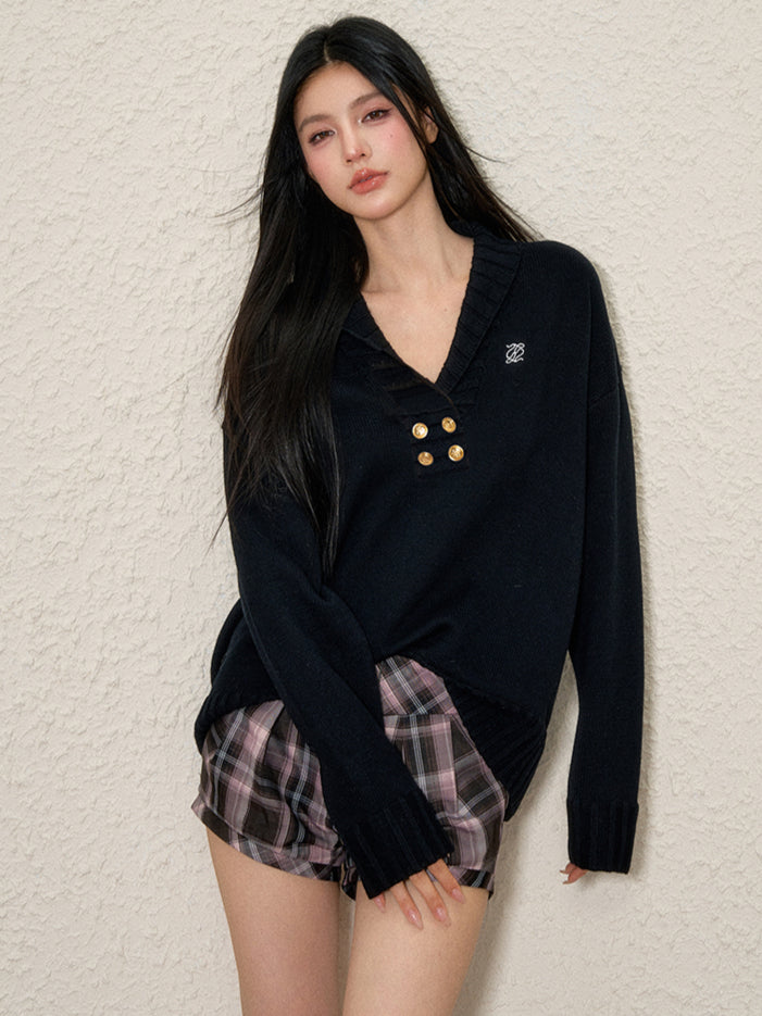 French-Style Low-Waist Lantern Shorts - CHINASQUAD