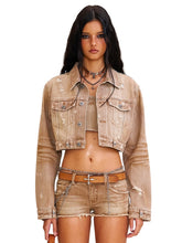 RAGE Origin Cropped Denim Jacket - CHINASQUAD
