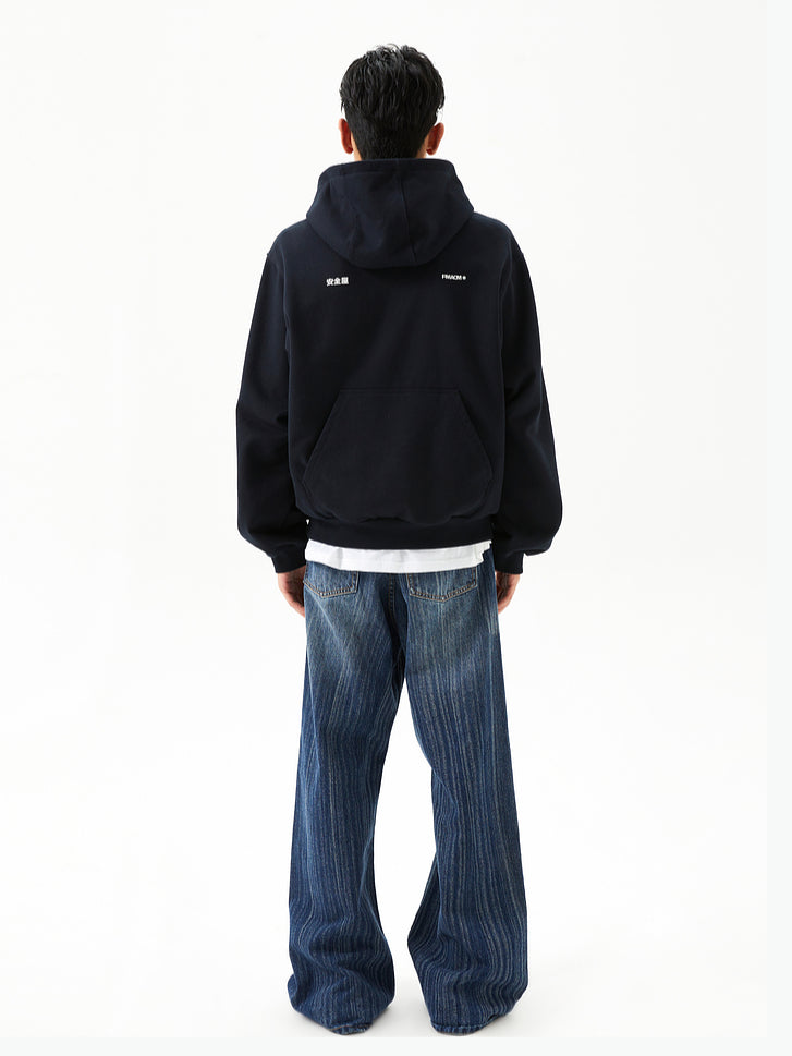 Black Reversible Hoodie Sweatershirts - CHINASQUAD