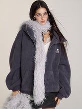 Heavyweight Shearling High-Collar Hoodie - CHINASQUAD