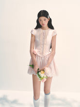Pink Embroidered Waist - cinched Dress - CHINASQUAD