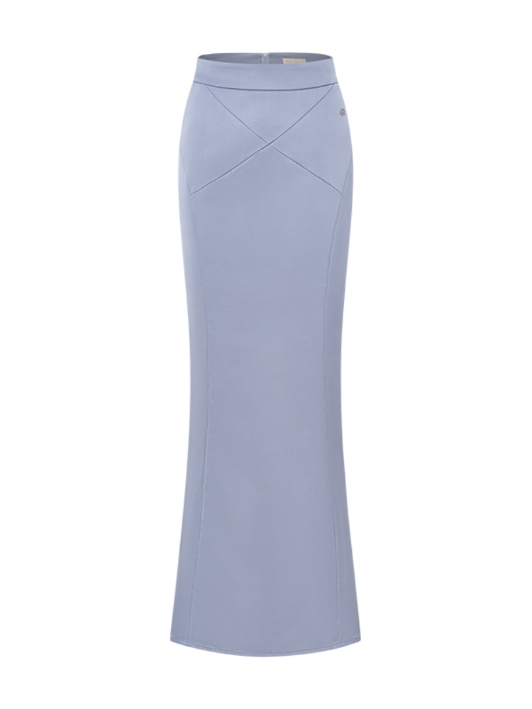 Fitted Mermaid Style Half Skirt & Top Set - CHINASQUAD