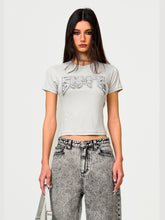 Rock Slim-Fit Elastic Print T-shirt - CHINASQUAD