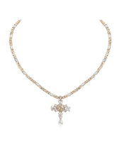Cross Sparkling Silver Necklace - CHINASQUAD