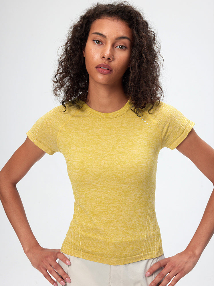 Round-neck Seamless Fitness T-shirt - CHINASQUAD