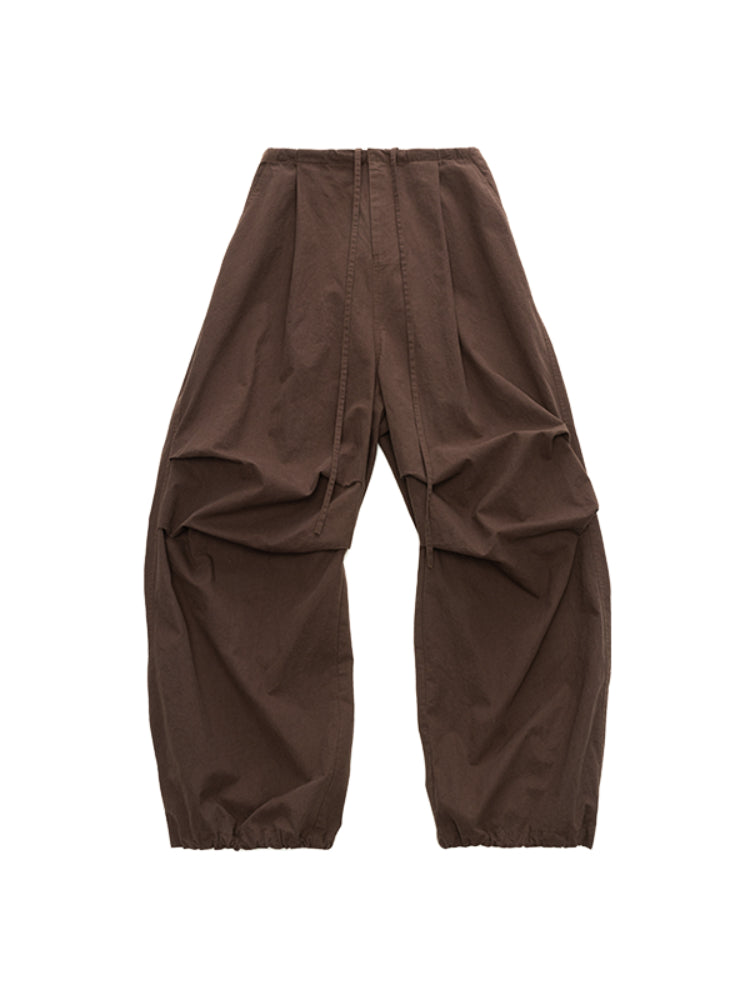 Washed - Distressed Balloon Work Pants - CHINASQUAD