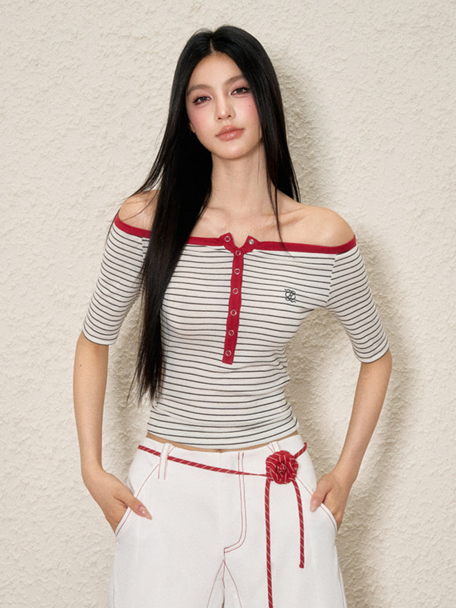 Lyocell Wool Color-Block Crewneck - CHINASQUAD