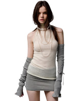 Mohair Sleeveless Turtleneck - CHINASQUAD