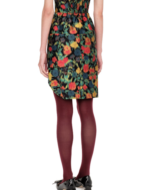 Elegant Vintage Split Hem Midi Skirt - CHINASQUAD