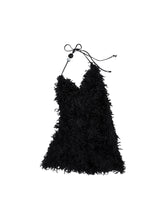 V-Neck Beaded Draped Collar Halter Cami Top - CHINASQUAD