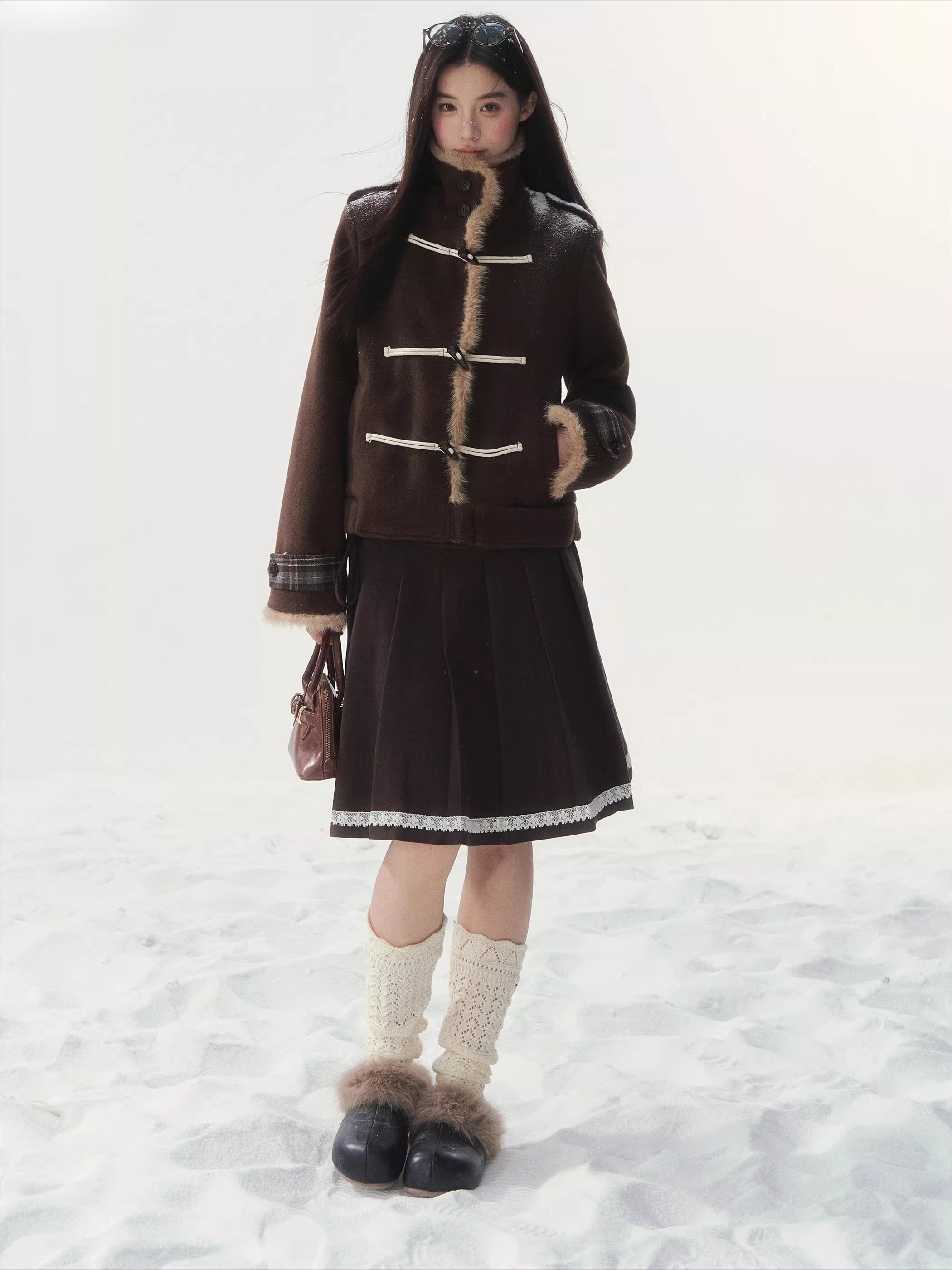 Vintage Duffle Wool-Blend Jacket