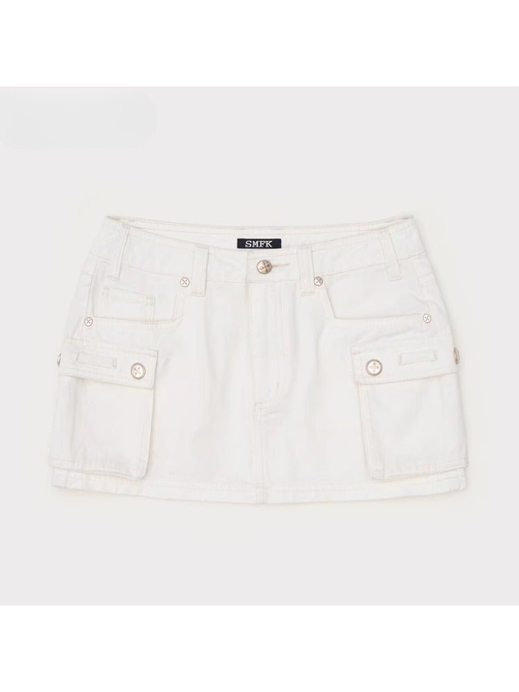 Low Waist Large Pocket Skirt - CHINASQUAD
