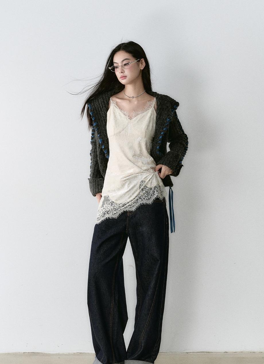 Structured Vintage-Dyed Jeans - CHINASQUAD