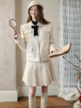 Galaxy Classic Wool Pleated Skirt Set - CHINASQUAD