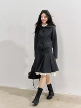 Preppy Style Lapel Suit Jacket & Skirt Set - CHINASQUAD