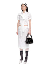 Polka Dot Satin Tie-up Top - CHINASQUAD