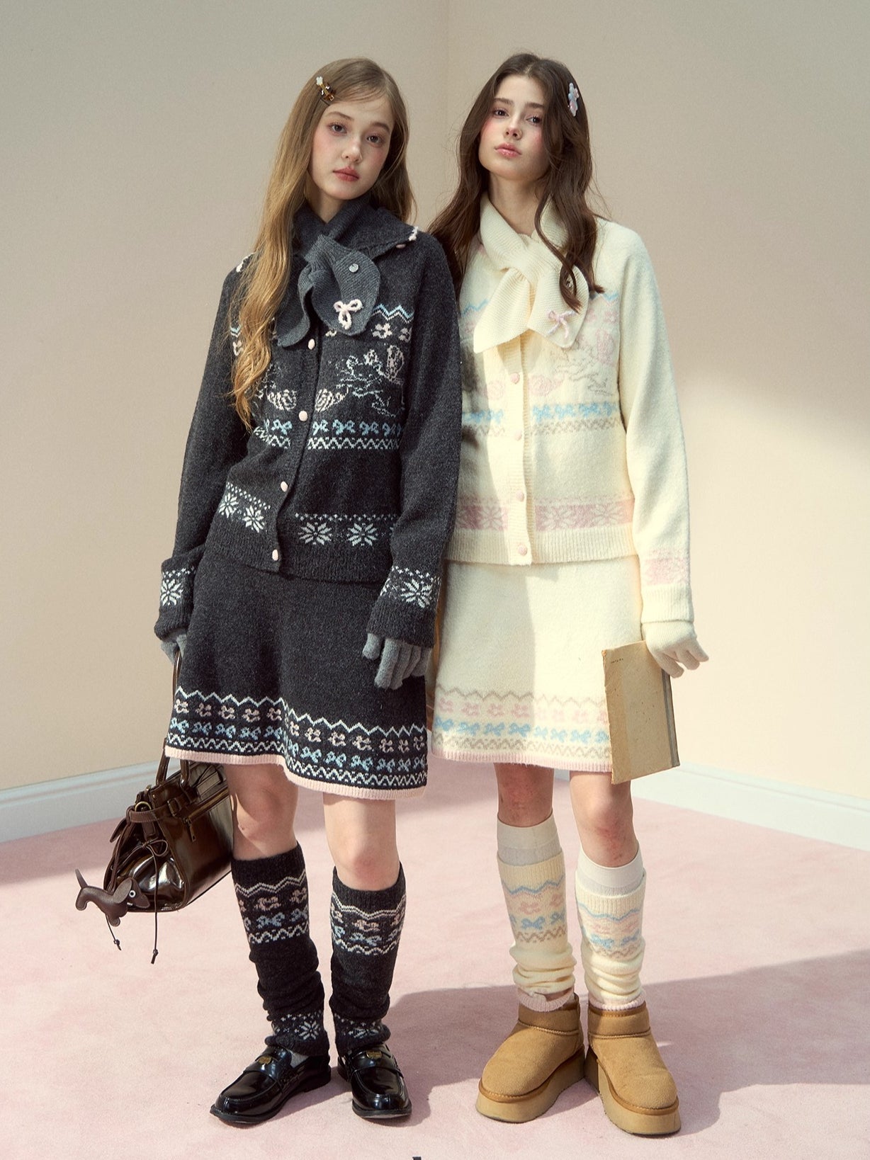 100% Wool Bow Scarf - CHINASQUAD