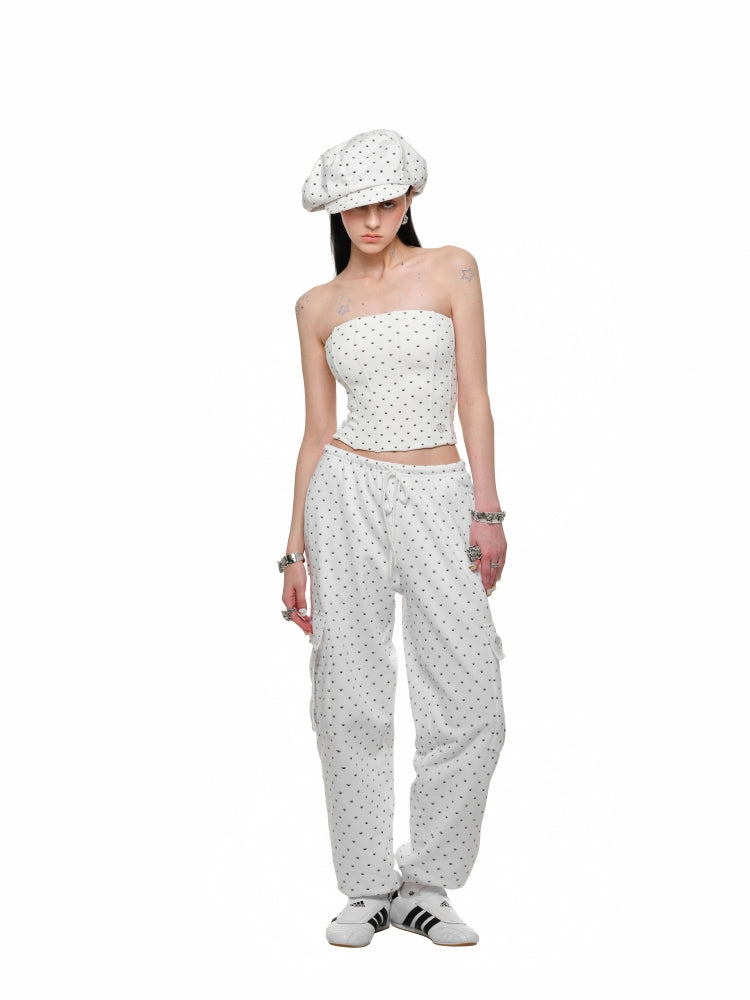 Cat Paw Cargo Long Sweatpants - CHINASQUAD