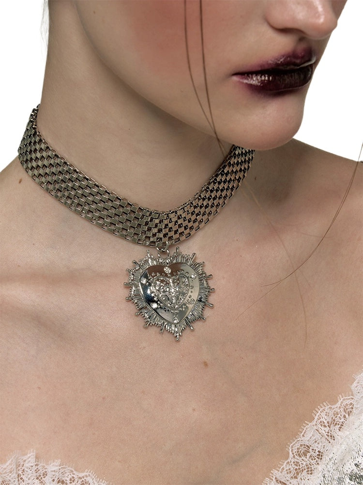 Retro Punk Love Choker - CHINASQUAD
