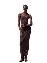 Large Round-Neck Knot Acetate Tank Top & Skirt Set - CHINASQUAD