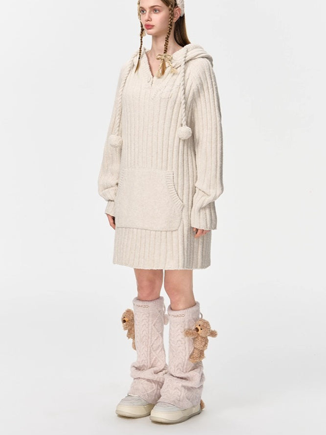 Knit Leg Warmer Socks