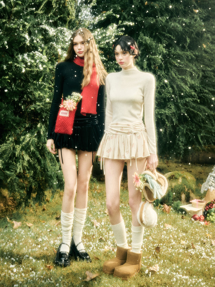 Velvet Mini Skirt - CHINASQUAD