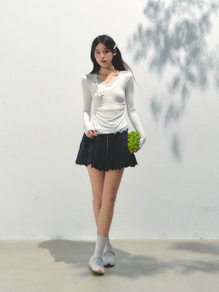Sun Protection 3D Lace T-shirt