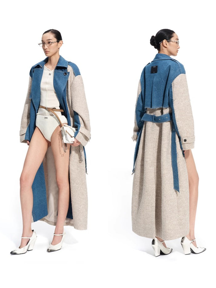 Cascade Contrast-Trim Fitted Knit Crewneck - CHINASQUAD