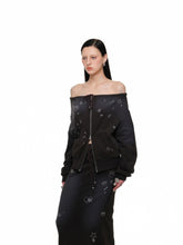 Mud Dyed Rhinestone Sweatshirt & Pant Set - CHINASQUAD