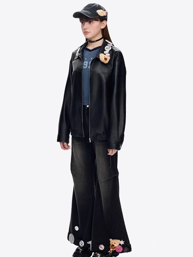 Vintage Badge Denim Baseball Cap