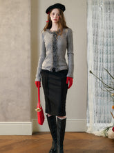 Elastic Knit Cardigan Base Sweater - CHINASQUAD