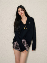 Casual Oversized Polo Wool Sweater - CHINASQUAD